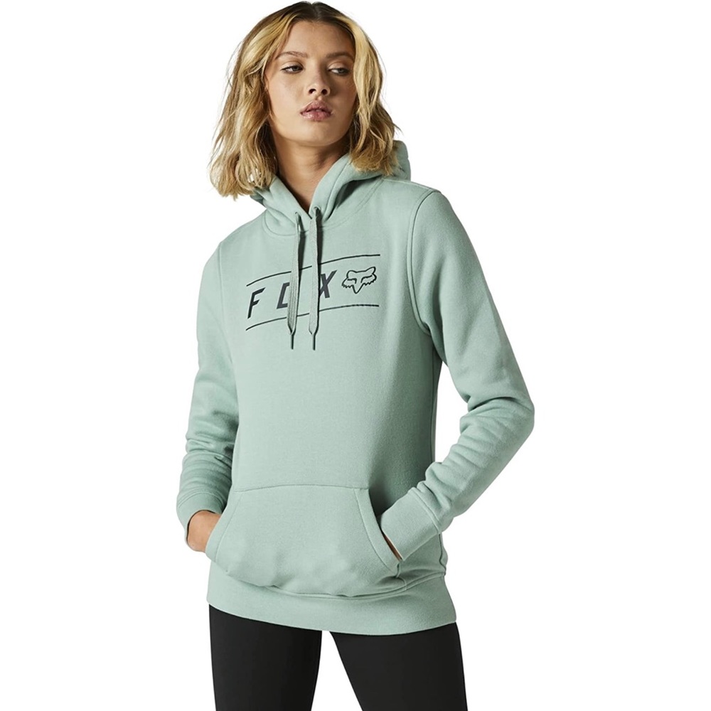 NWT FOX Racing Women’s Pinnacle Pullover Fleece Hoodie Eucalyptus Green XS